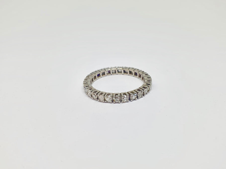 18 carat white gold Full Eternity Ring