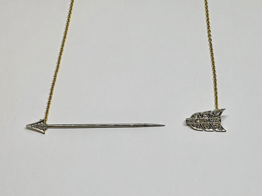 Diamond Arrow Necklace