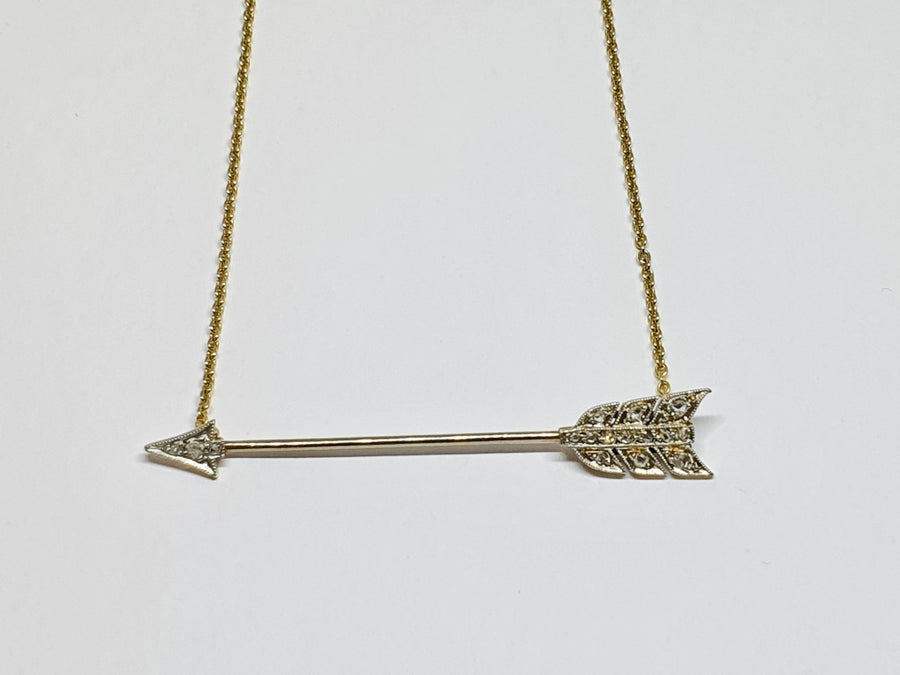 Diamond Arrow Necklace