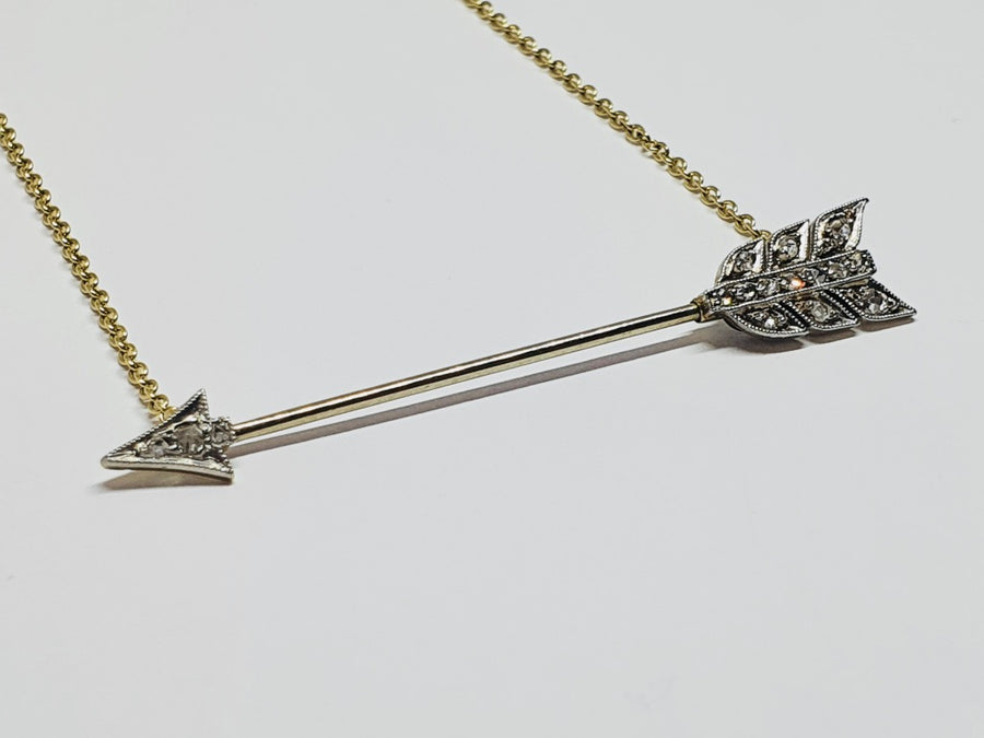 Diamond Arrow Necklace